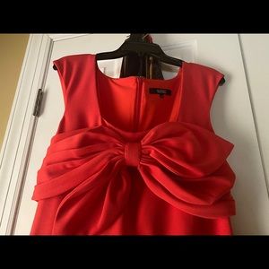 Badgley Mischka Dress. Red/orange color.